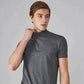 Camiseta de cuello alto slim-fit para hombre