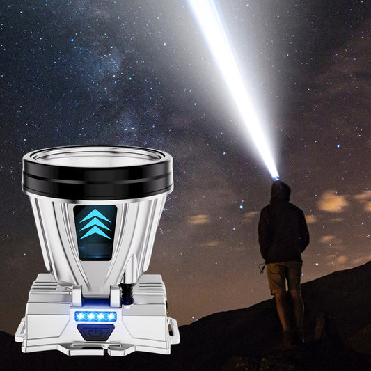 Linterna frontal recargable de alta potencia superbrillante