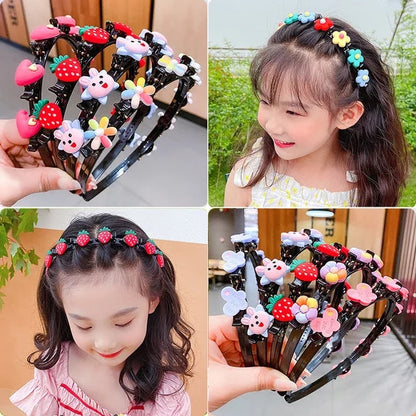 🌺Compre 1 y Llévese 1 Gratis🌺Pinza para Cabello Trenzada y Linda para Niños
