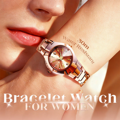 🔥OFERTA RELÁMPAGO CON 50% DE DESCUENTO | Reloj de cuarzo elegante, casual e impermeable. Regalo perfecto para mujer.