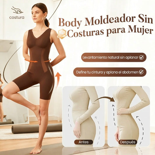💫 BODY moldeador de abdomen: tejido sin costuras y transpirable, efecto adelgazante instantáneo, uso cómodo durante todo el día para una silueta favorecedora 🌸✨