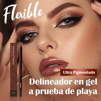 💜 COMPRA 1 Y LLÉVATE 1 GRATIS 💜 Delineador de ojos en gel impermeable y resistente al agua (ideal para la playa)