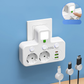🔌¡49% de descuento! Adaptador de corriente europeo con 4 tomas de corriente: interruptores independientes, diseño compacto y máxima seguridad.