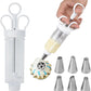 Kit de Pistola Decoradora de Pasteles de Acero Inoxidable