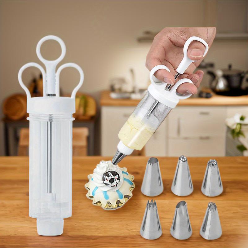 📢📢¡¡50% DE DESCUENTO!! ⏰ Kit de pistola para decorar pasteles de acero inoxidable