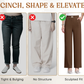 ¡🌷ÚLTIMO DÍA DE OFERTA 65% DE DESCUENTO!!💥Pantalones elásticos de tiro alto con caída perfecta y ajuste sin cierre