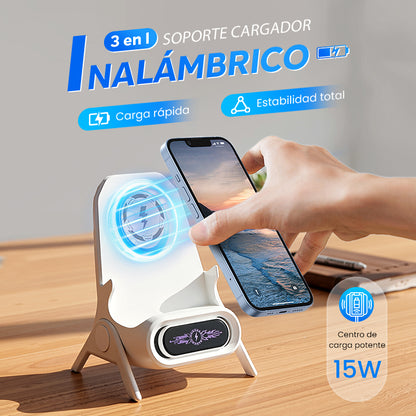 🔥 50% OFF 🎁 Multifunctional Wireless Fast Charger Phone Stand