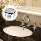 Tapón de Desagüe para Lavabo, 4 Unidades Redondas, Insertos con Anillo de Rebose, Accesorio para Cocina y Baño, Grifería, Reemplazo