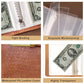Álbum de Colección de Billetes, 100 Bolsillos Transparentes, Cuero PU, Cerradura con Contraseña, Carpeta para Billetes, Suministros de Oficina