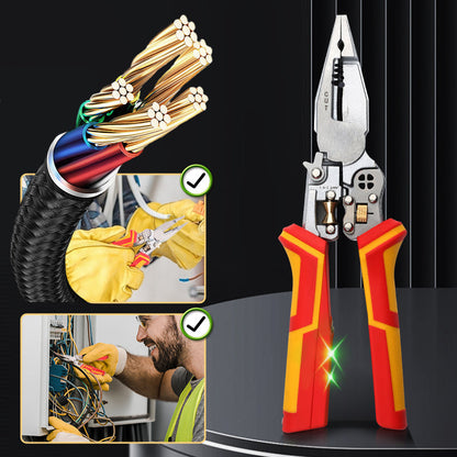 🔥2025 OFERTA ESPECIAL  50 % DE DESCUENTO💥🧰Pelacables 8 en 1 con comprobador de voltaje🚀