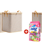 Bolsa de almacenamiento grande plegable con asas