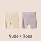 Ropa interior de seda helada de cintura alta para mujer con control de abdomen y levantamiento de cadera