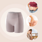 Ropa interior de seda helada de cintura alta para mujer con control de abdomen y levantamiento de cadera
