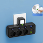 🔌¡49% de descuento! Adaptador de corriente europeo con 4 tomas de corriente: interruptores independientes, diseño compacto y máxima seguridad.