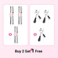 💕 ¡Compra 2 y Lleva 1 Gratis! 💕 Máscara de Pestañas Impermeable de Doble Punta - Alarga y Encurva 🌸💐