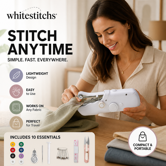⏳50% de descuento por tiempo limitado⏰¡Mini máquina de coser eléctrica! Ligera, portátil y fácil de usar. 🧵