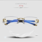 Gafas de lectura multifocal progresivas anti-azul de alta dureza Sapphire para leer de cerca y de lejos.