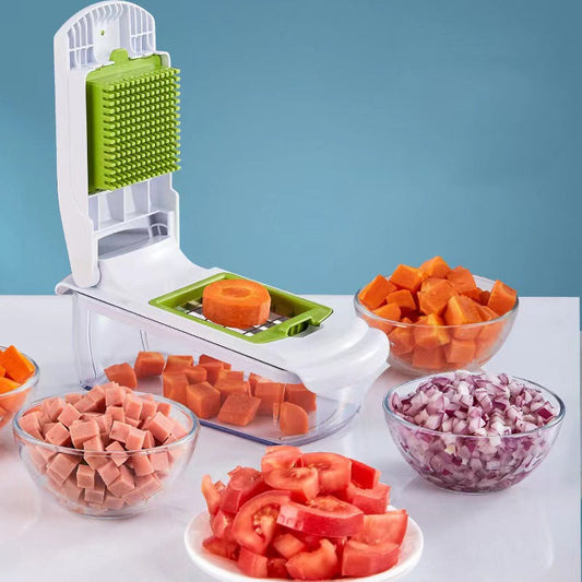 🔪 ¡Nueva llegada: picadora de verduras multifunción de 18 piezas!