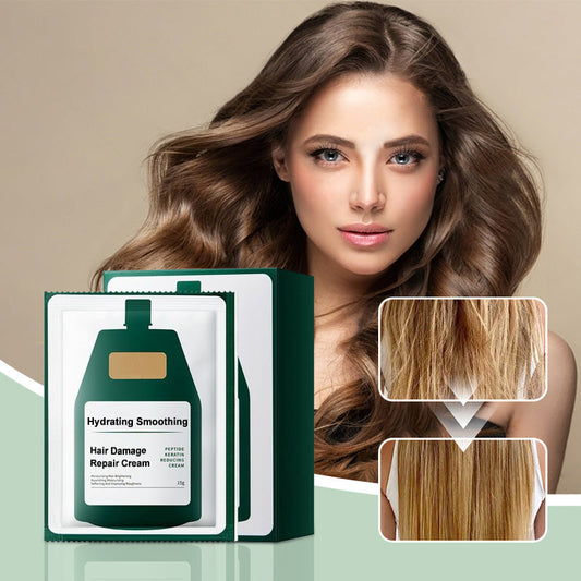 🔥 Crema hidratante y suavizante para reparar el cabello dañado