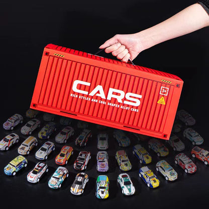 ✨ 48 Mini Coches de Juguete con Garaje Incorporado - Juego Interactivo con Efectos de Sonido y Pistas de Carreras para Niños 🚗