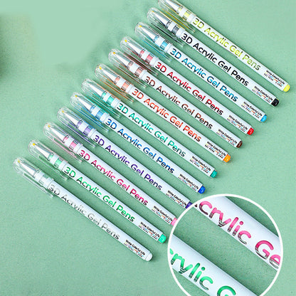 Juego de bolígrafos de gel multicolor para dibujar y colorear