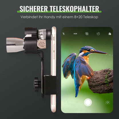 🏆 Oferta: Mini binoculares de bolsillo con clip para smartphone – 60% de descuento