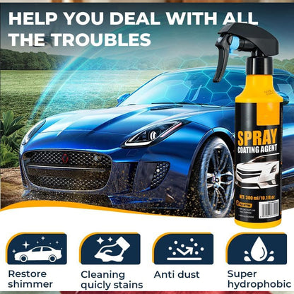 🚗Spray de recubrimiento nanohidrofóbico para automóviles