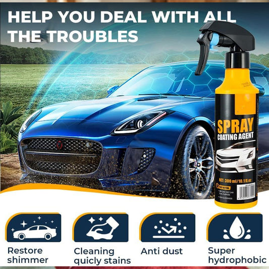 🚗Spray de recubrimiento nanohidrofóbico para automóviles