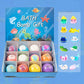 Set de regalo de 12 bombas de baño para niño