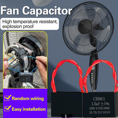 Condensador de arranque universal para todo tipo de ventiladores