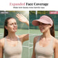 🔥 Visera de verano para mujer con abertura para coleta alta 🧢 Transpirable, con protección UV400 y diseño abierto en la parte superior ☀️ Perfecta para correr, hacer senderismo, días de playa y el estilo "esa chica" a diario 💁‍♀️✨