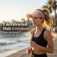 🔥 Visera de verano para mujer con abertura para coleta alta 🧢 Transpirable, con protección UV400 y diseño abierto en la parte superior ☀️ Perfecta para correr, hacer senderismo, días de playa y el estilo "esa chica" a diario 💁‍♀️✨