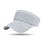 🔥 Visera de verano para mujer con abertura para coleta alta 🧢 Transpirable, con protección UV400 y diseño abierto en la parte superior ☀️ Perfecta para correr, hacer senderismo, días de playa y el estilo "esa chica" a diario 💁‍♀️✨