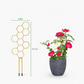 🌿 OFERTA POR TIEMPO LIMITADO: 50% DE DESCUENTO ✨ Enrejado para Plantas en Forma de Panal – Antióxido, Apilable, Fácil Instalación 🐝