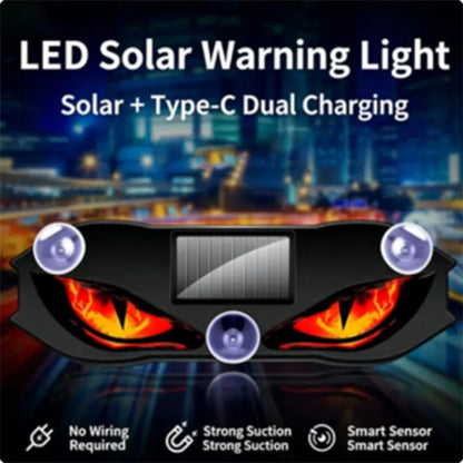🚗🔆 Luz de advertencia LED para coche con energía solar – ¡50 % DE DESCUENTO! Con energía solar, resistente a la intemperie, activación automática al oscurecer – para mayor seguridad en la carretera. 🔥🛡️