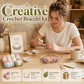 🧶 Kit de pulseras de ganchillo DIY inspirado en la naturaleza 🧘 Reduce el estrés mientras creas arte portátil con tus propias manos