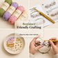 🧶 Kit de pulseras de ganchillo DIY inspirado en la naturaleza 🧘 Reduce el estrés mientras creas arte portátil con tus propias manos