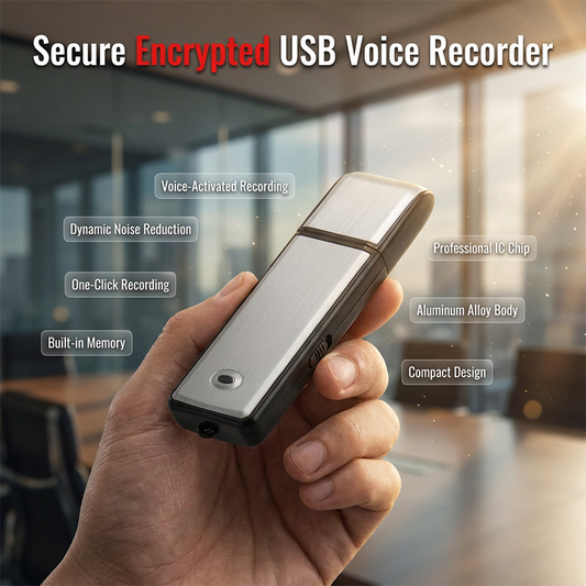 ⌛ Oferta por tiempo limitado: Grabadora de voz USB portátil de alta definición con cancelación de ruido