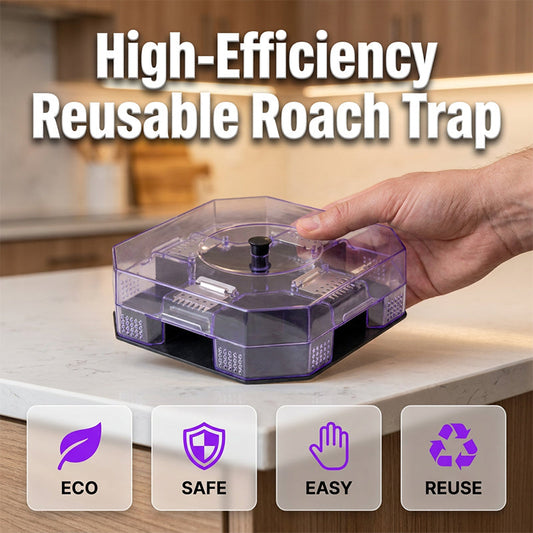 Trampa reutilizable eficaz para cucarachas