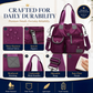 Bolso tote impermeable de gran capacidad para mujer