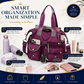 Bolso tote impermeable de gran capacidad para mujer