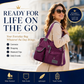 Bolso tote impermeable de gran capacidad para mujer