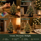 🔥 ¡Oferta caliente con 50 % DE DESCUENTO! 🔥 Elegante árbol de Navidad mini de cuentas – Set de decoración navideña de colección, de mesa 🎄