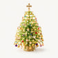 🔥 ¡Oferta caliente con 50 % DE DESCUENTO! 🔥 Elegante árbol de Navidad mini de cuentas – Set de decoración navideña de colección, de mesa 🎄