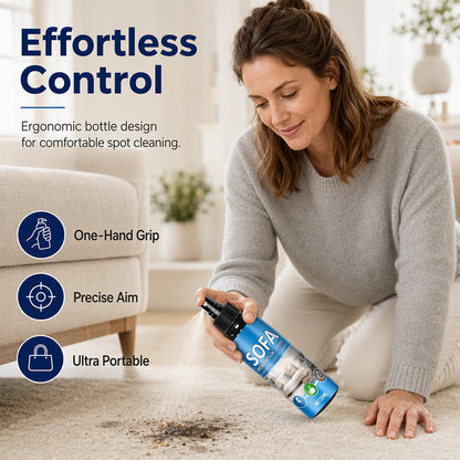 🥳¡VENTA CALIENTE 2026!🥳💞¡MÁS DE 50K VENDIDOS!🛋️✨ ¡50% DE DESCUENTO! Limpiador de Telas sin Enjuague – Solo rocía y limpia – sin agua, sin enjuague. Perfecto para sofás, alfombras y tapicería – ¡fresco en minutos! 🧼💨