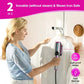 🥳Artículo más vendido de 2026🥳💞 ¡Más de 50 000 unidades vendidas! 💥🧺💨 ¡50 % de descuento! Plancha/vaporizador de vapor 2 en 1: elimina eficazmente el 99,99 % de los ácaros y bacterias. Precalentamiento rápido en 5 segundos, depósito de agua de 150 ml