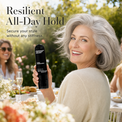 🎉 ¡50% de descuento! 👩 Spray voluminizador y fijador con aroma a durazno: para un cabello ligero, con volumen y una fijación duradera.