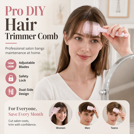 🎉✨ ¡Oferta por tiempo limitado: Compra 1 y llévate 1 gratis! 🎁 Peine cortador de pelo portátil de doble uso