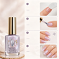 💅 ¡Compra 1 y llévate 1 gratis! ✨ Fortalecedor de uñas lila con brillo espejo