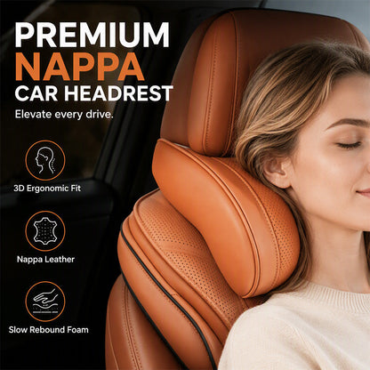 Almohada cervical universal de espuma viscoelástica para reposacabezas de coche